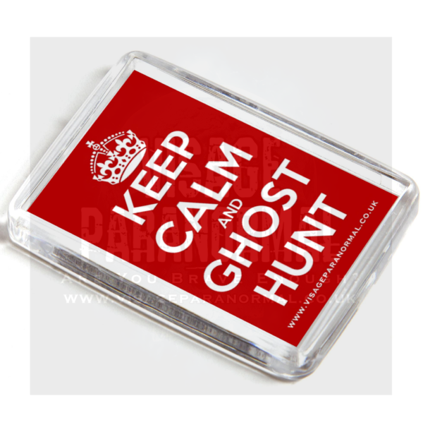 Keep Calm & Ghost Hunt Fridge Magnet